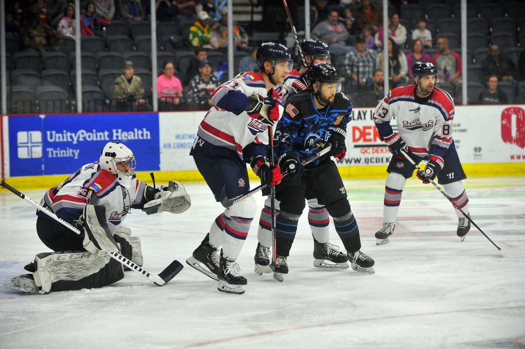 Quad City Storm vs Evansville hockey